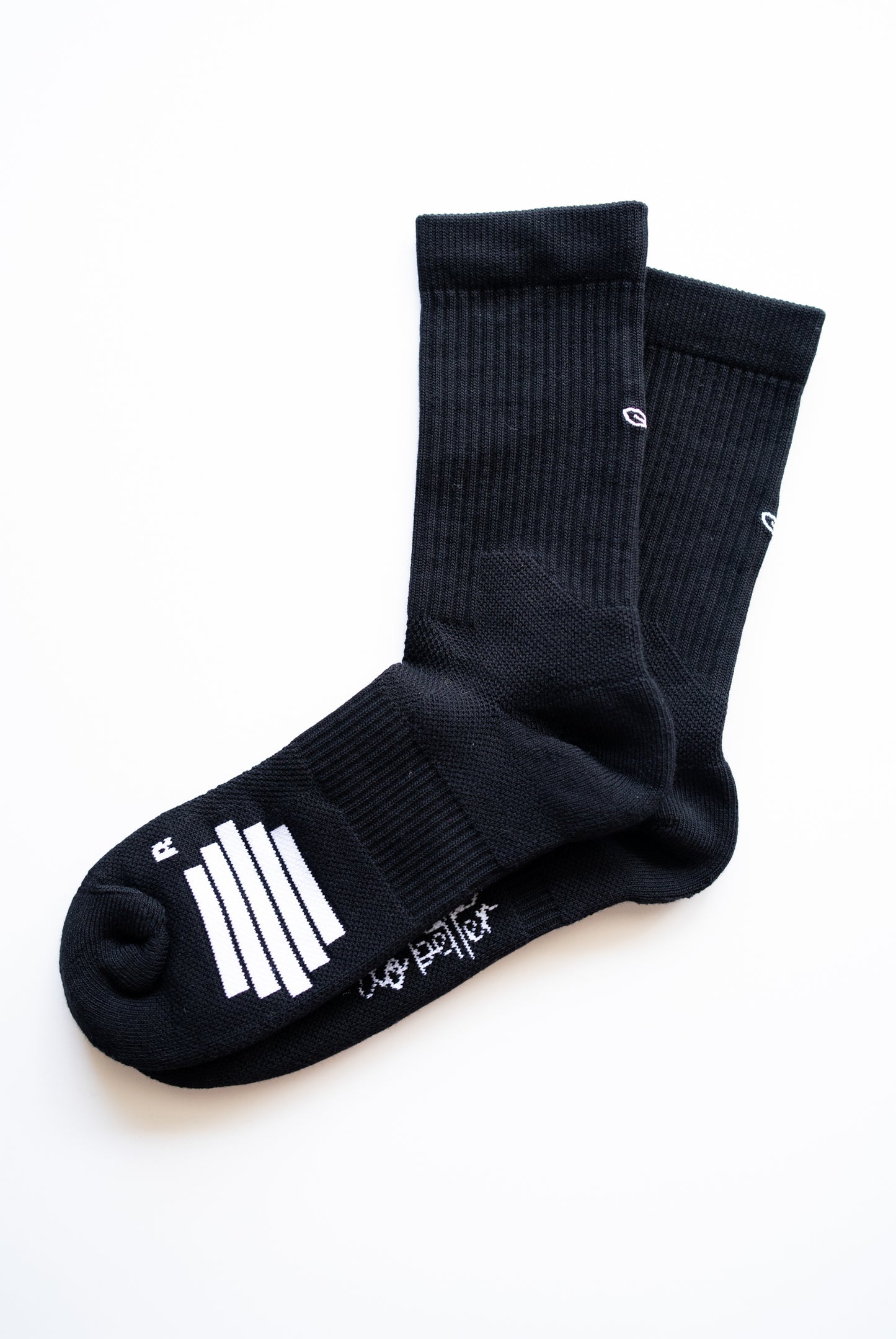 Luxe Crew Sock - Stealth Black