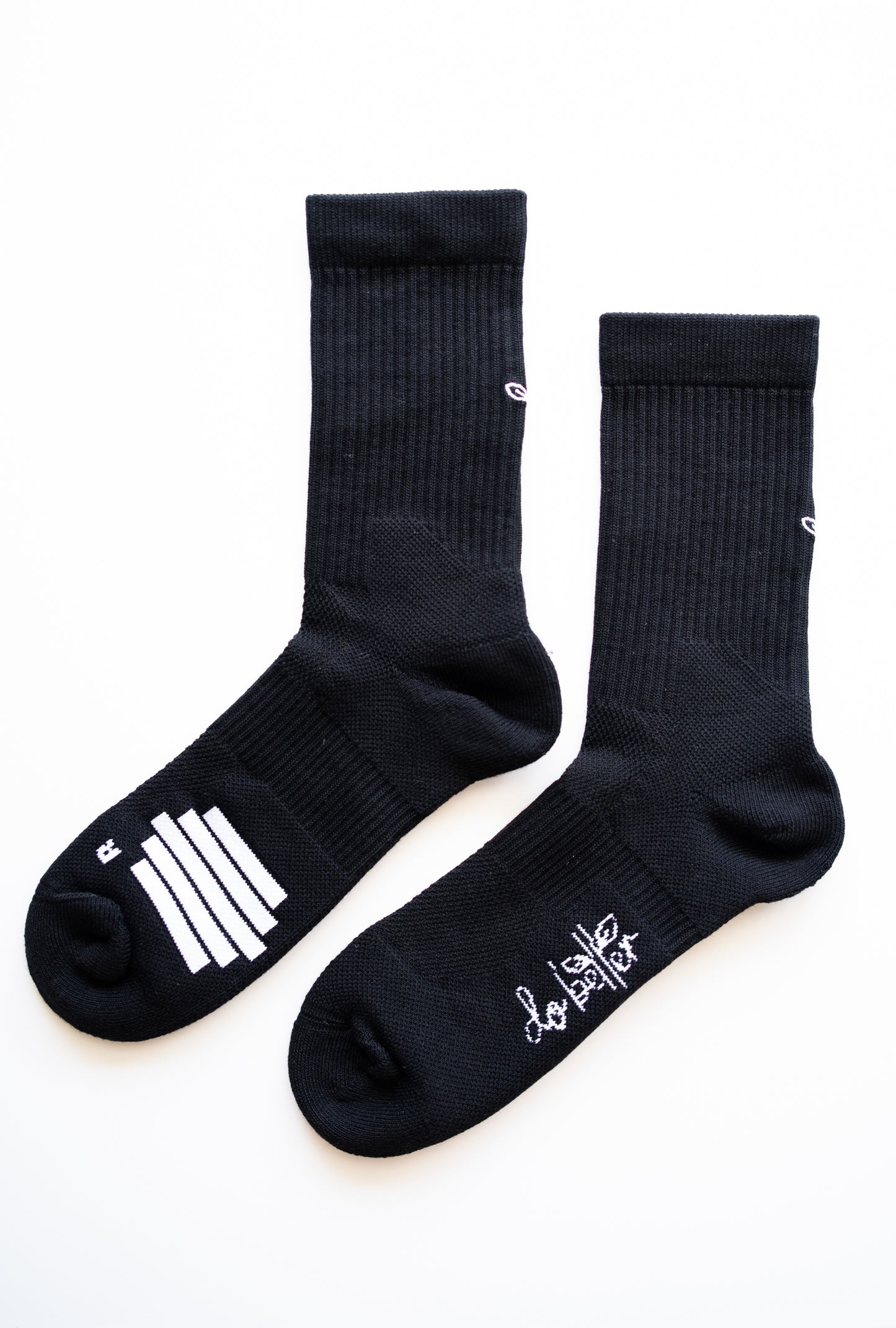 Luxe Crew Sock - Stealth Black